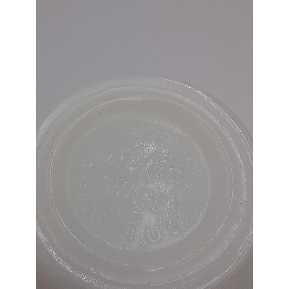 3 pc Vntg Bonnie Blue Carnation Flower Coffee / Tea Cup Fire King Oven Ware USA - Picture 10 of 12